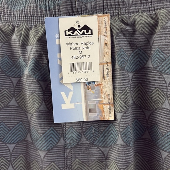 Kavu Mens Swim Trunks Brand New With Tags Mens Size Medium - Picture 4 of 10